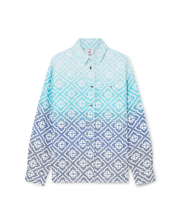 Monogram Gradient Jacquard Shacket