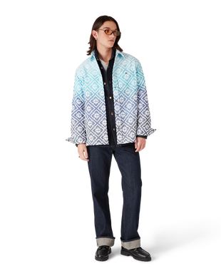 Monogram Gradient Jacquard Shacket