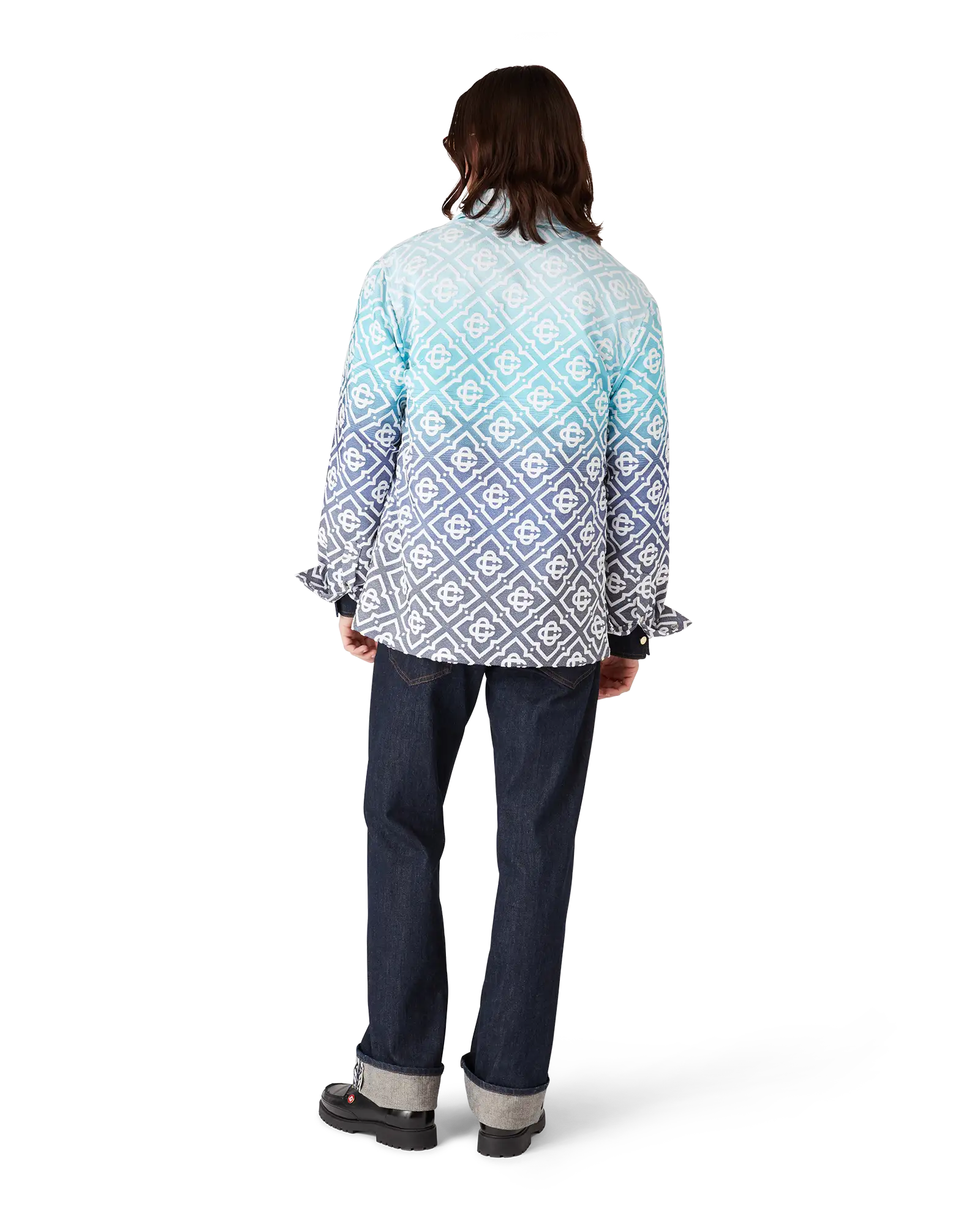 Monogram Gradient Jacquard Shacket