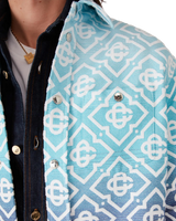 Monogram Gradient Jacquard Shacket
