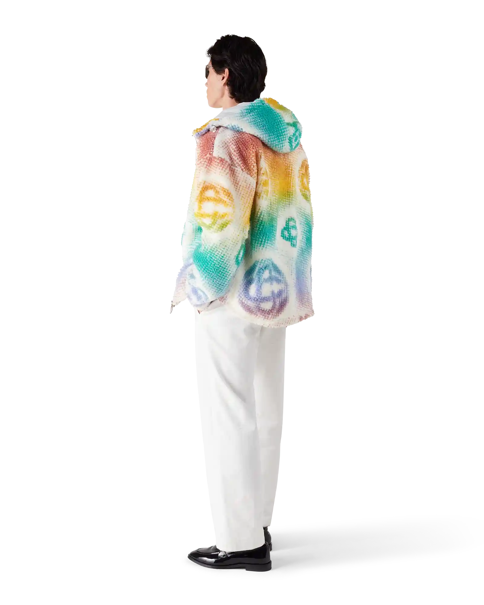 Halftone Monogram Fleece Jacket