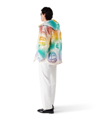 Halftone Monogram Fleece Jacket