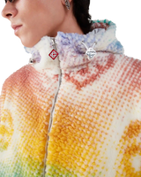 Halftone Monogram Fleece Jacket