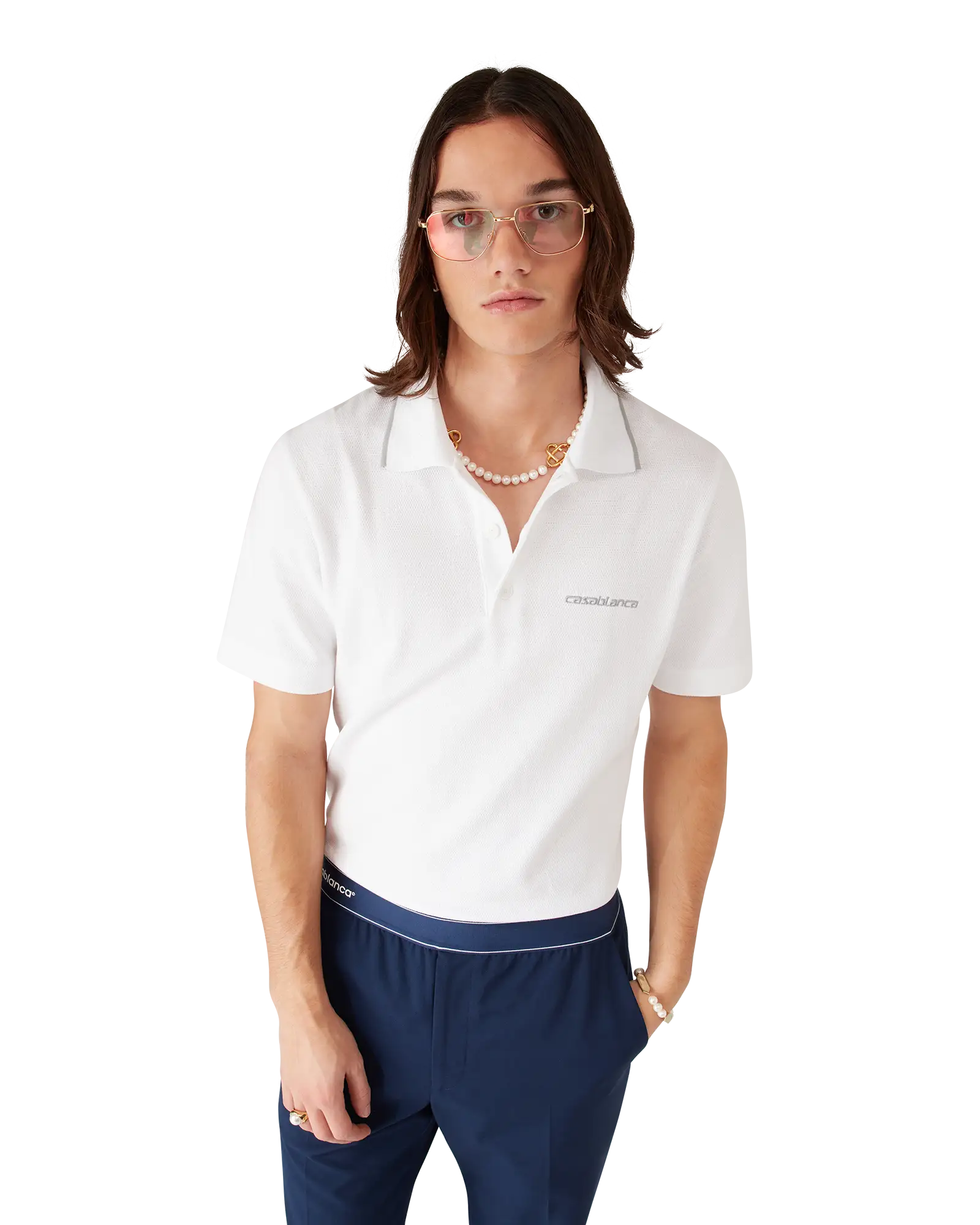 Laurel Pique Short Sleeve Polo Shirt