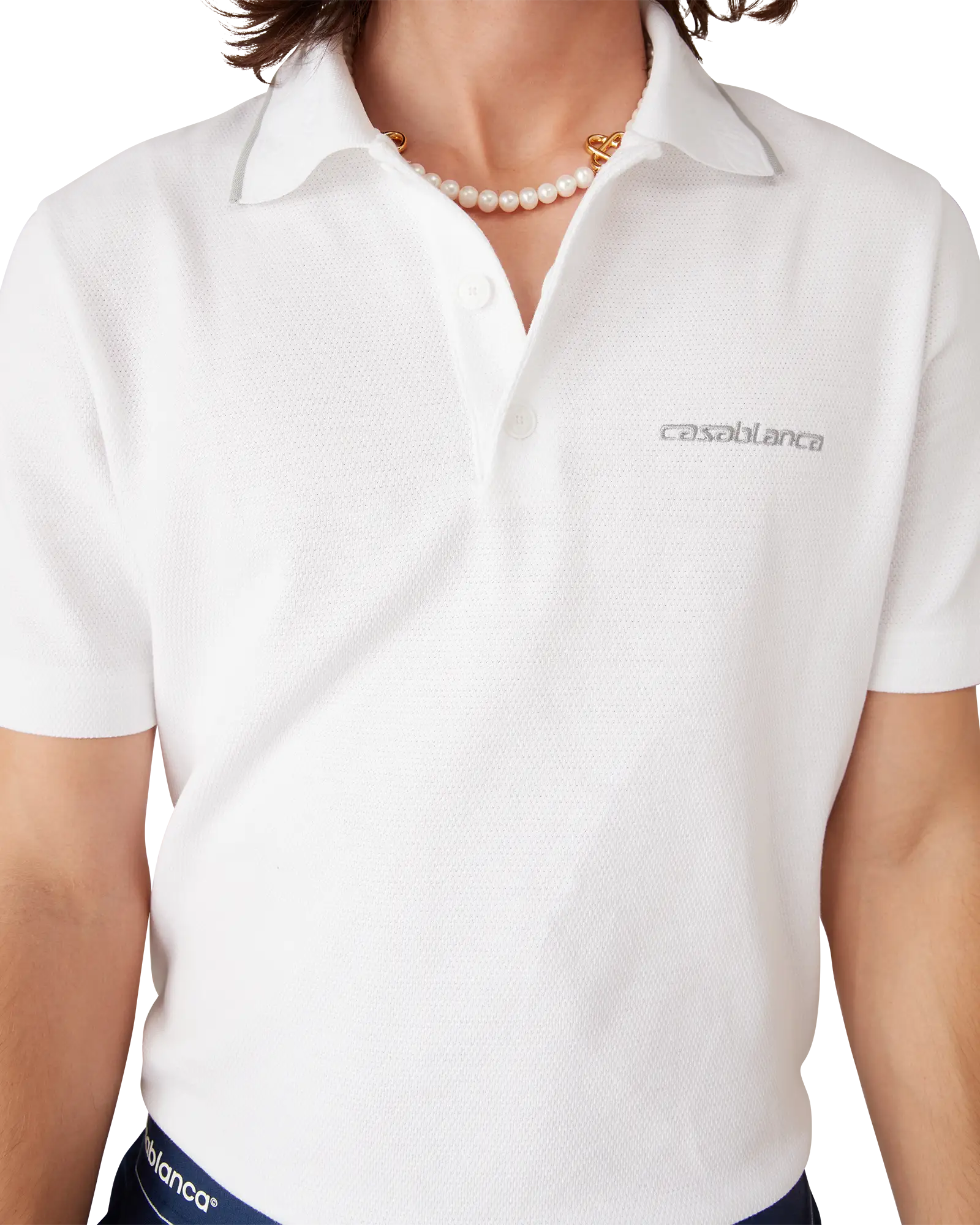 Laurel Pique Short Sleeve Polo Shirt