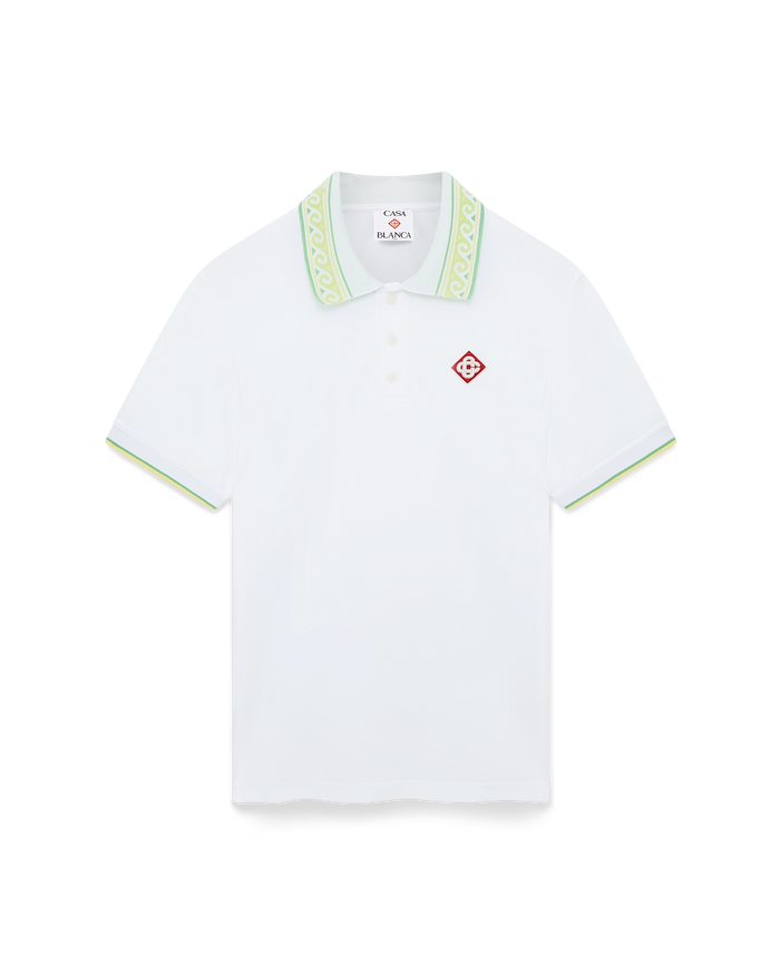 White Polo Short Sleeve Shirt