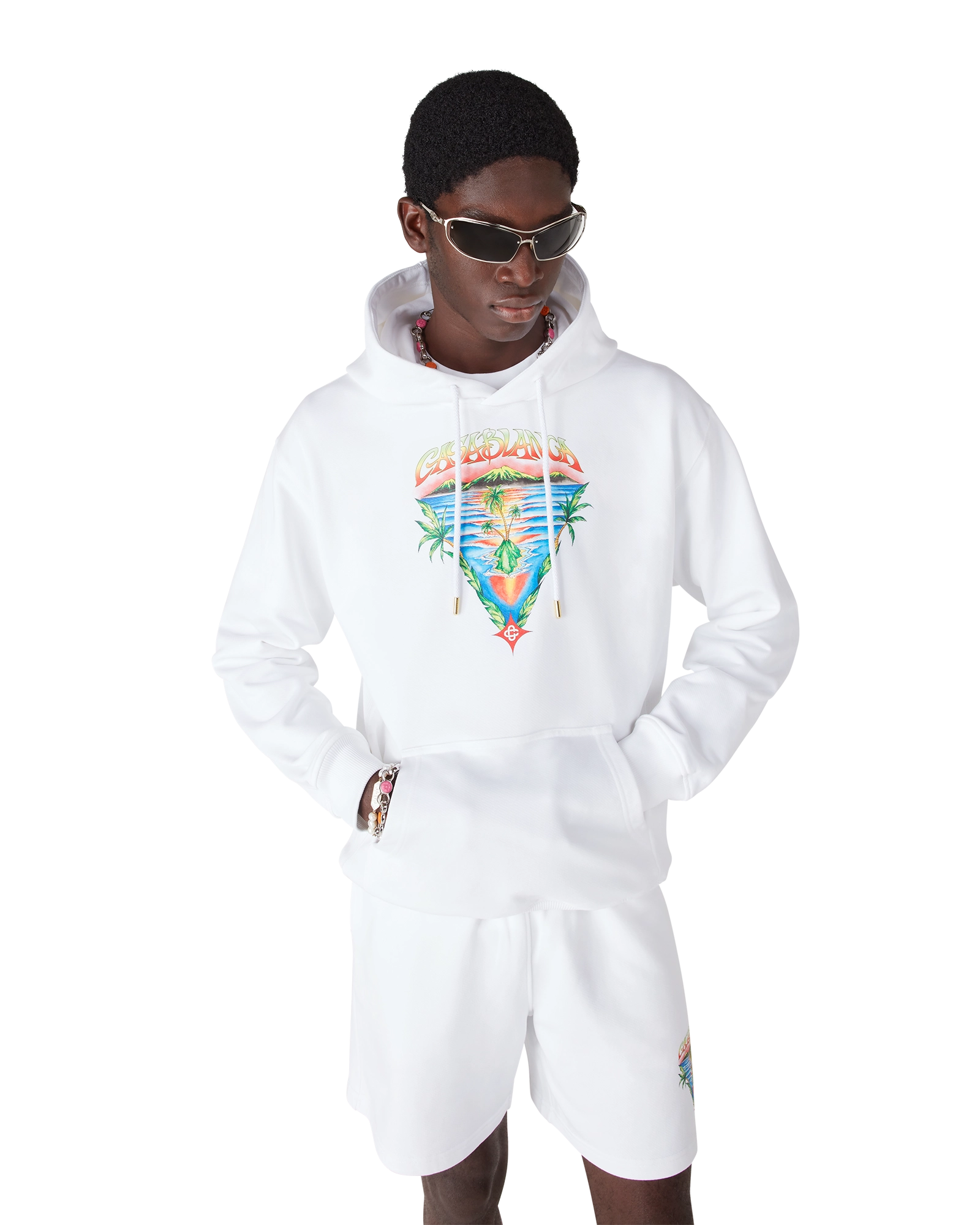 Innocence Triangle Long Sleeve Hooded Sweatshirt