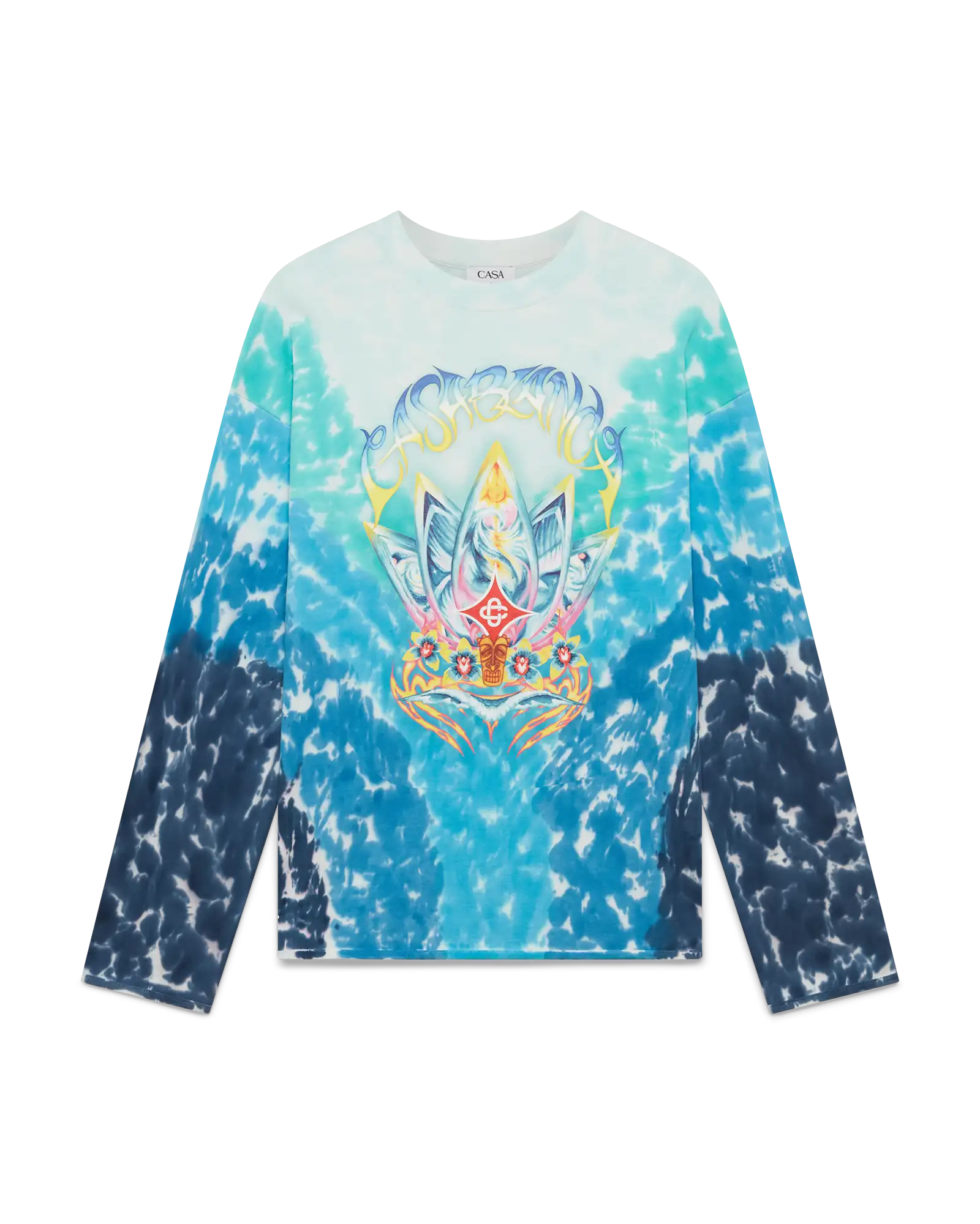 Surf Lotus Tie Dye Long Sleeve T-Shirt