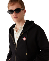 Diamond Logo Zip Hooded Sweatshirt