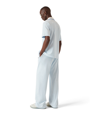 Velour Short Sleeve Polo Shirt