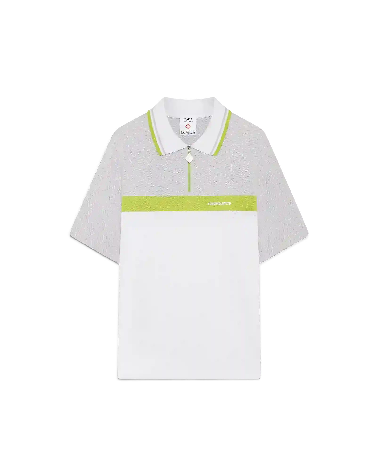 Grey Short Sleeve Polo Shirt