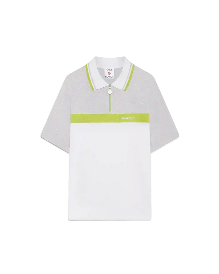 Grey Short Sleeve Polo Shirt