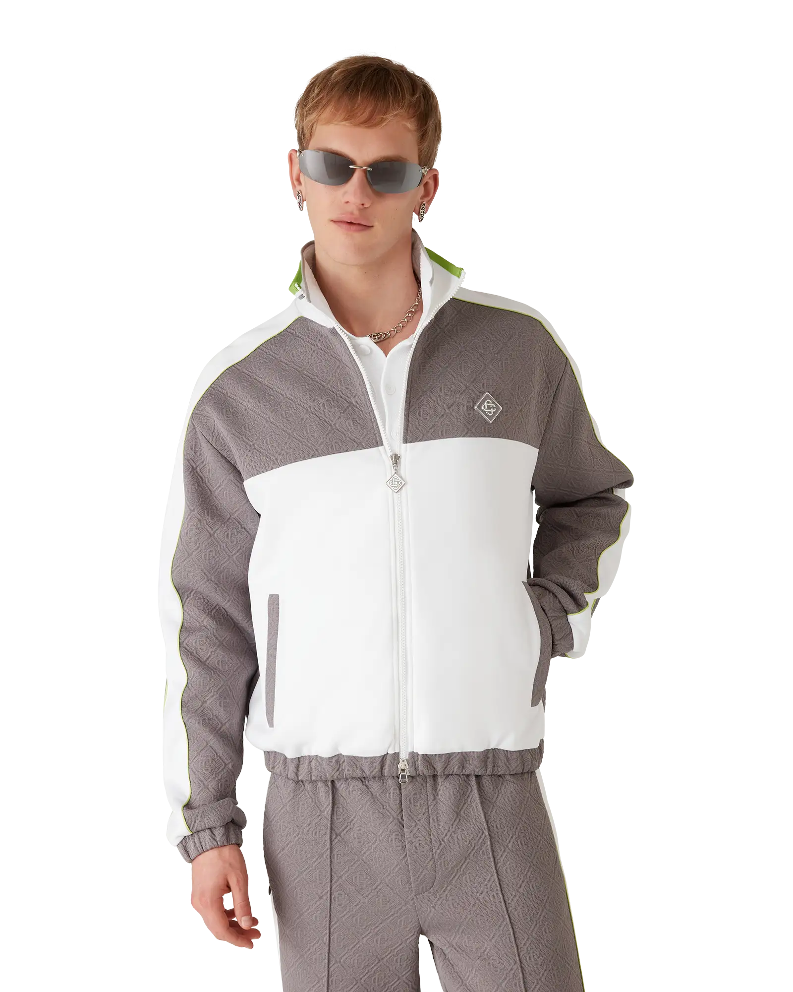 Tennis Jacquard Track Jacket