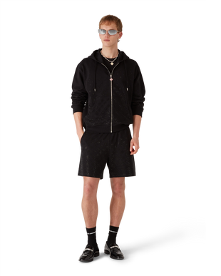 Crystal Monogram Long Sleeve Sweatshirt