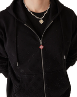 Crystal Monogram Long Sleeve Sweatshirt