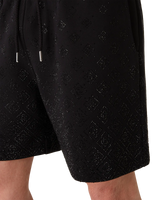 Crystal Monogram Sweatshort