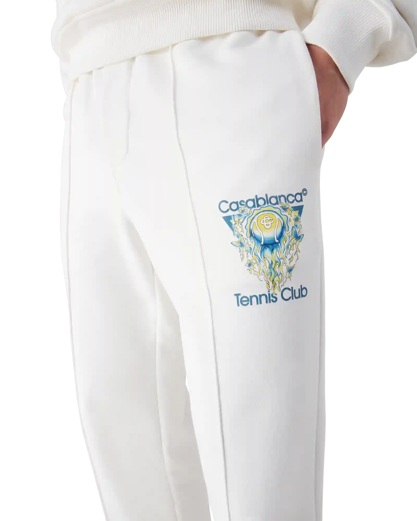 Tennis Club Icon Pintuck Jogger