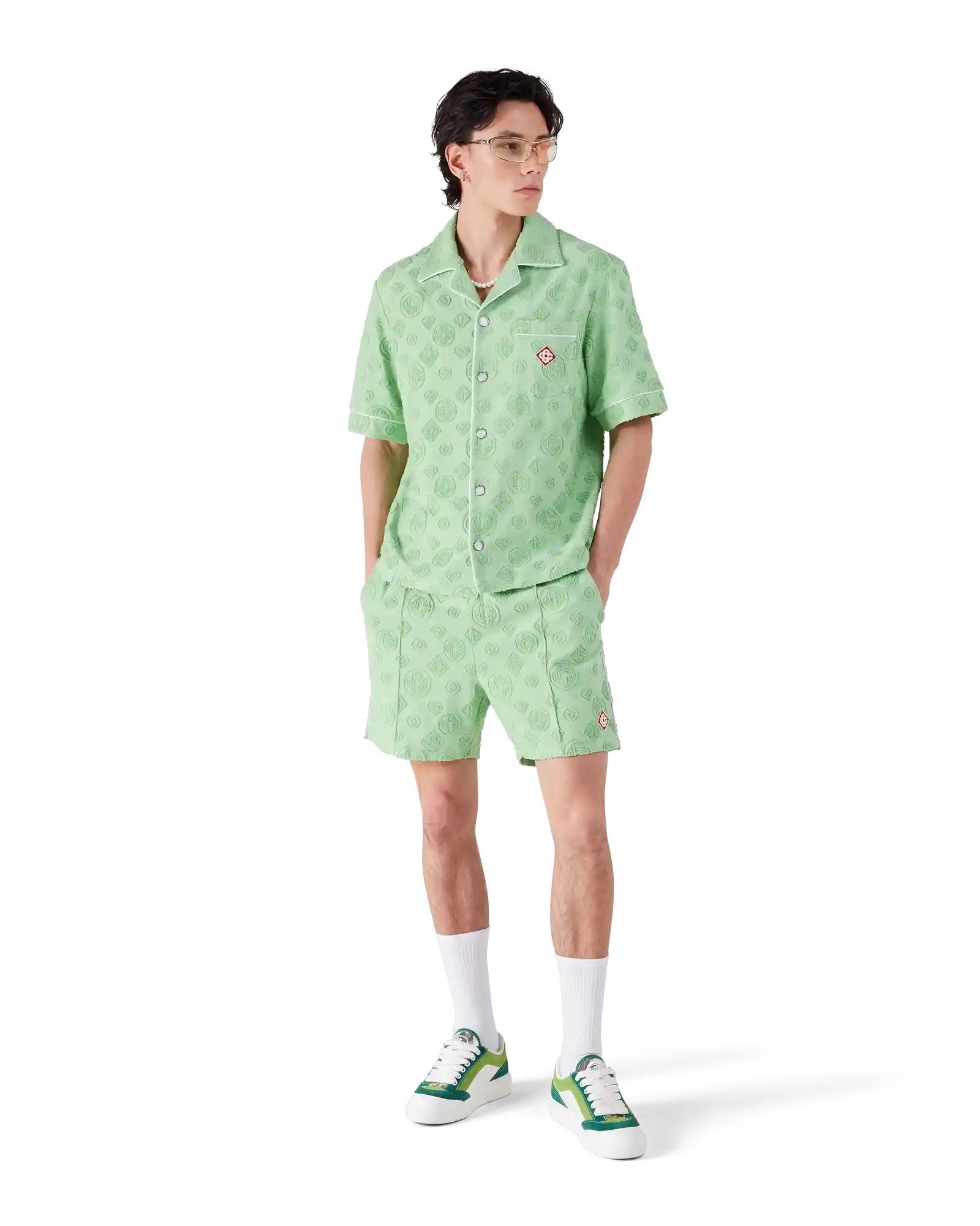 Towelling Monogram Shorts