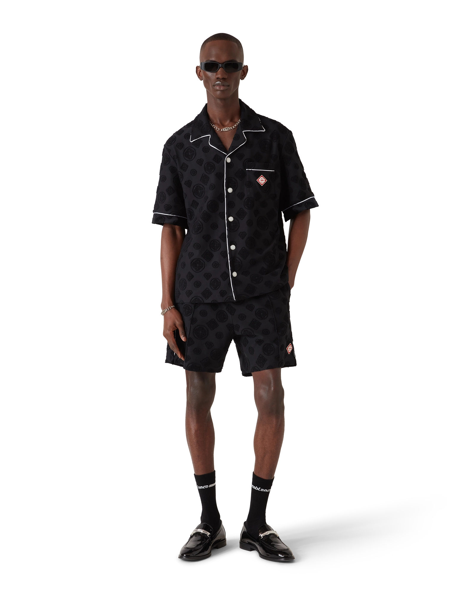 Towelling Monogram Shorts