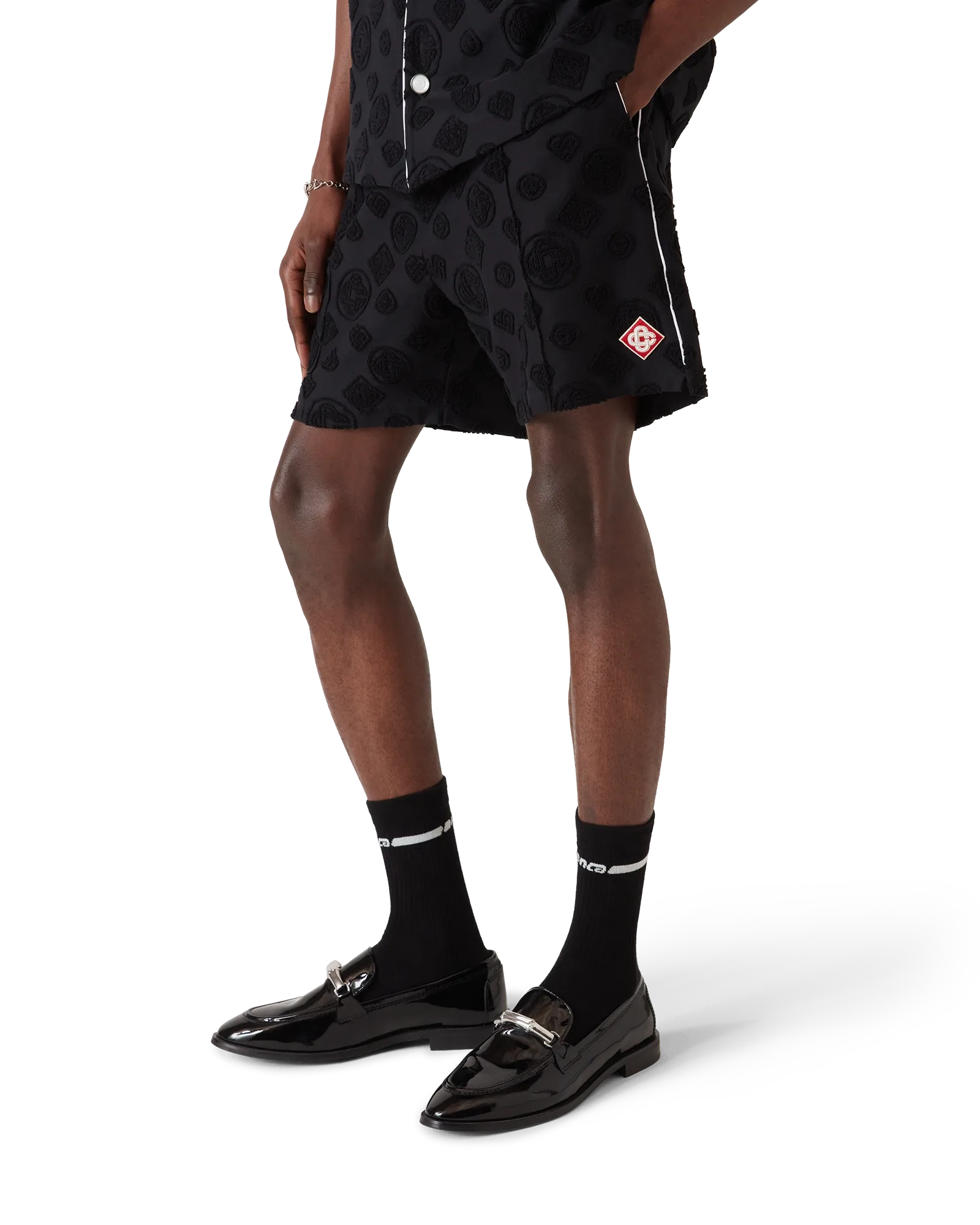 Towelling Monogram Shorts