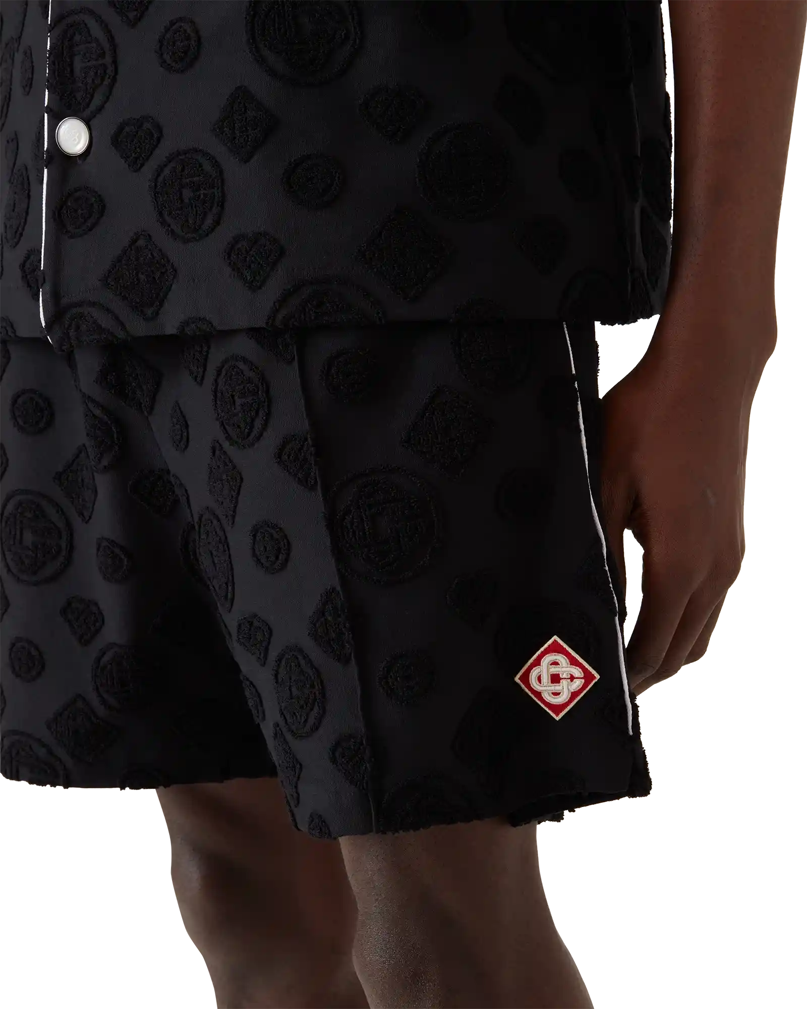 Towelling Monogram Shorts