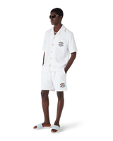 White Towelling Shorts