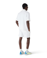 White Towelling Shorts