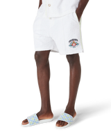White Towelling Shorts