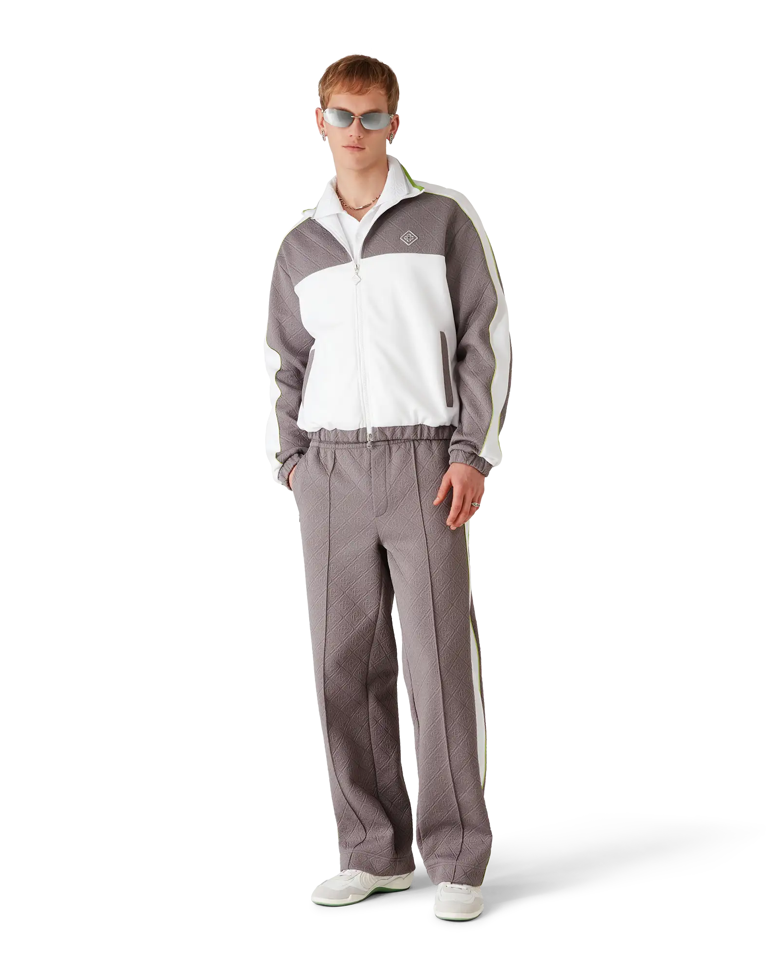 Tennis Jacquard Track Pants