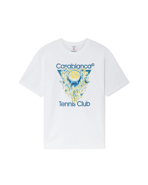 Casablanca テニスクラブ 半袖シャツ Tennis Club Icon Short Sleeve T-Shirt – Casablanca