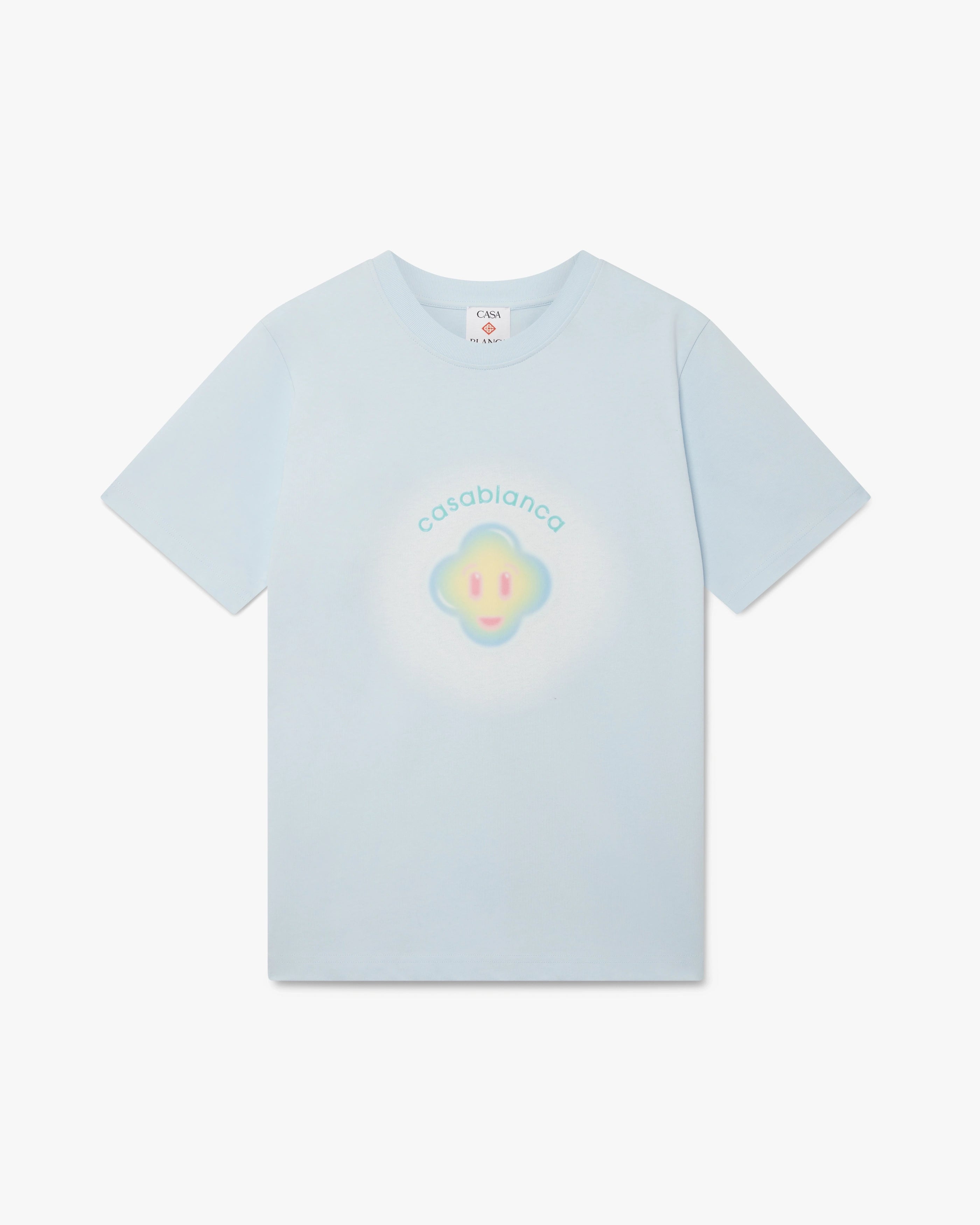 Airbrush Smiley Short Sleeve T-Shirt