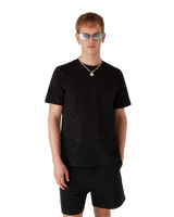 Crystal Monogram Logo Short Sleeve T-Shirt