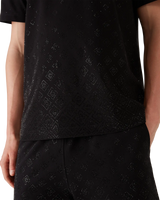 Crystal Monogram Logo Short Sleeve T-Shirt