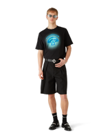 Airbrush Mushroom Logo Short Sleeve T-Shirt