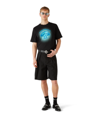 Airbrush Mushroom Logo Short Sleeve T-Shirt