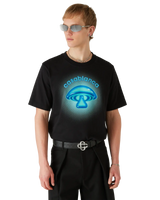 Airbrush Mushroom Logo Short Sleeve T-Shirt