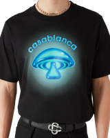 Airbrush Mushroom Logo Short Sleeve T-Shirt