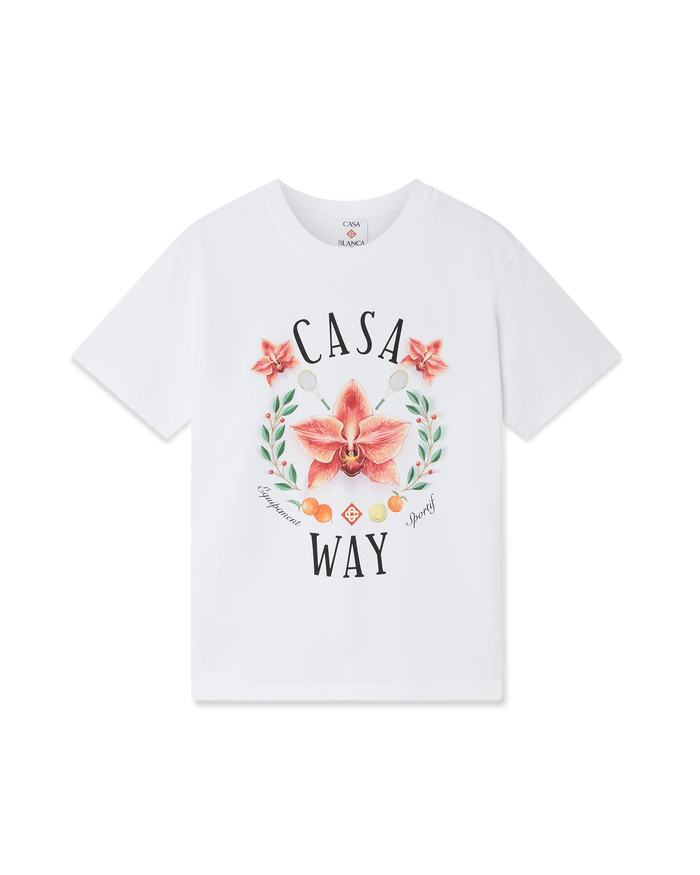 Casa Way Orchid Logo Short Sleeve T-Shirt