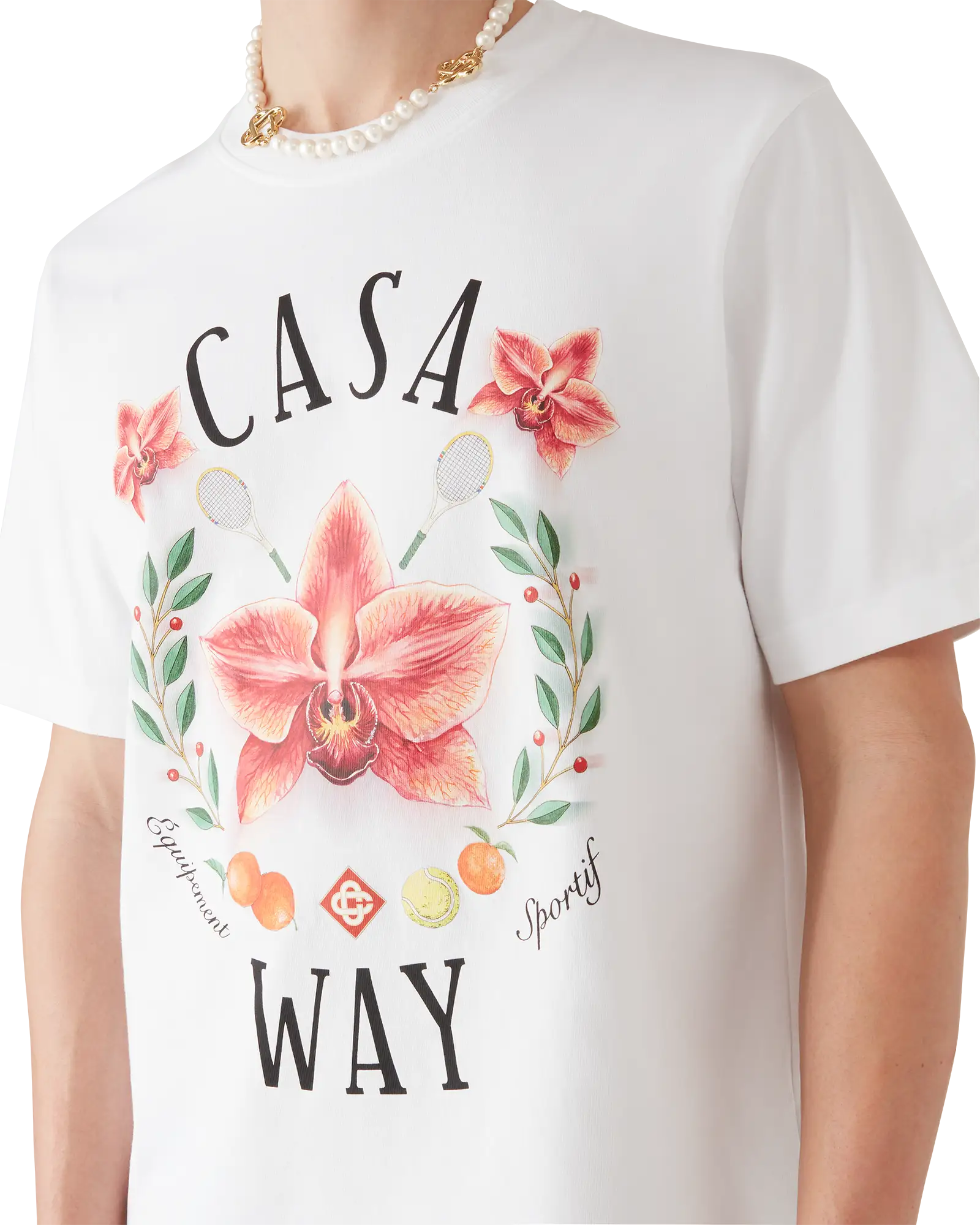 Casa Way Orchid Logo Short Sleeve T-Shirt
