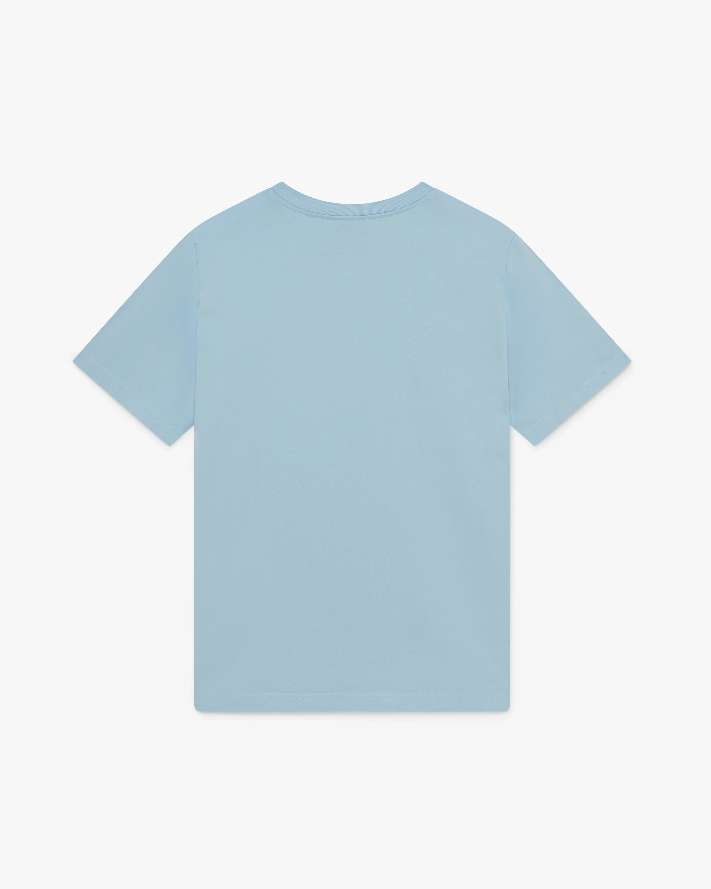 Pale Blue Diamond Logo Short Sleeve T-Shirt