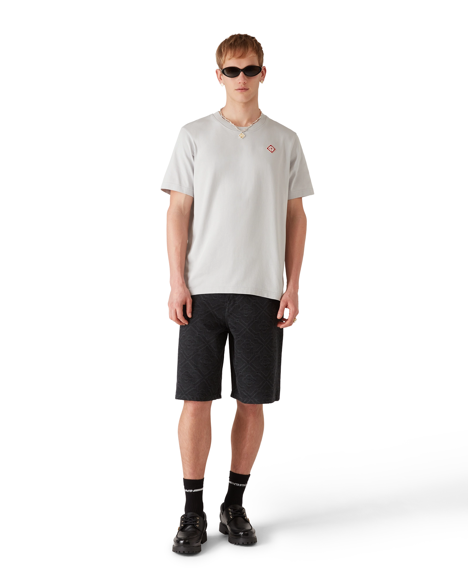 Grey Diamond Logo Short Sleeve T-Shirt