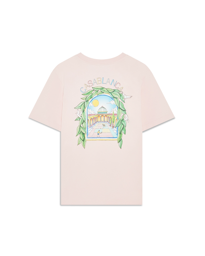 L'Arche De Tennis Short Sleeve T-Shirt – Casablanca L'Arche De Tennis Short Sleeve T-Shirt – Casablanca