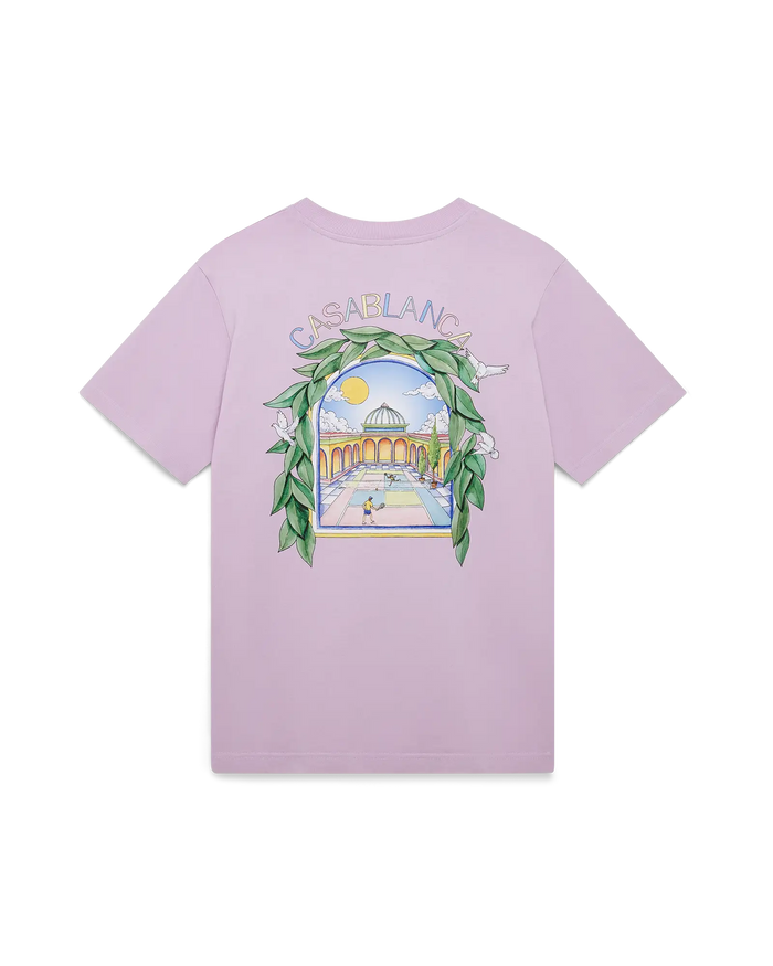 L'Arche De Tennis Short Sleeve T-Shirt – Casablanca L'Arche De Tennis Short Sleeve T-Shirt – Casablanca