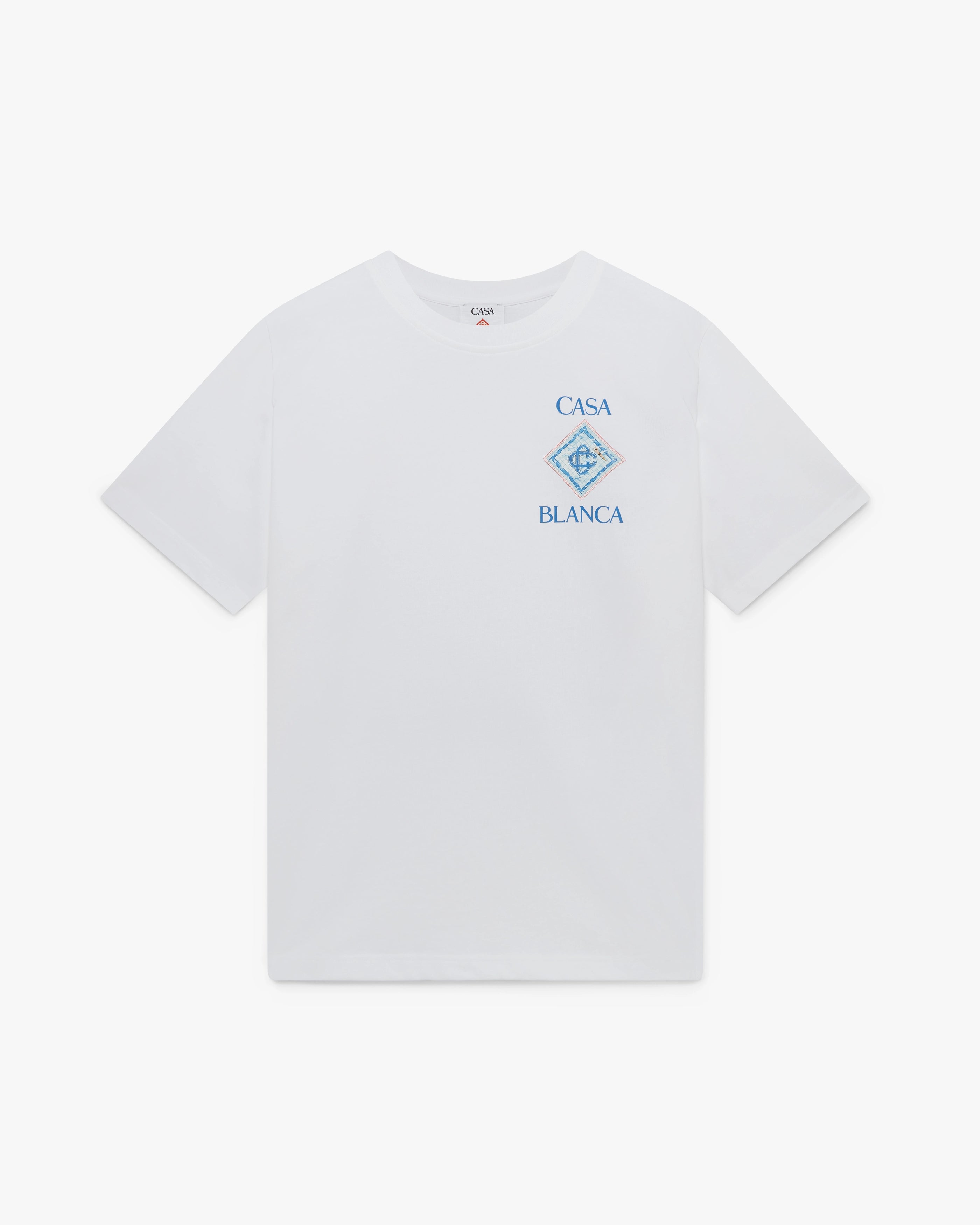 White Casablanca Pool Short Sleeve T-Shirt