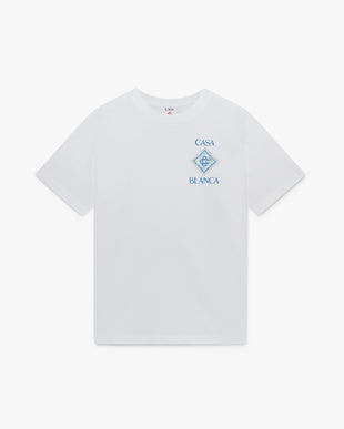 White Casablanca Pool Short Sleeve T-Shirt