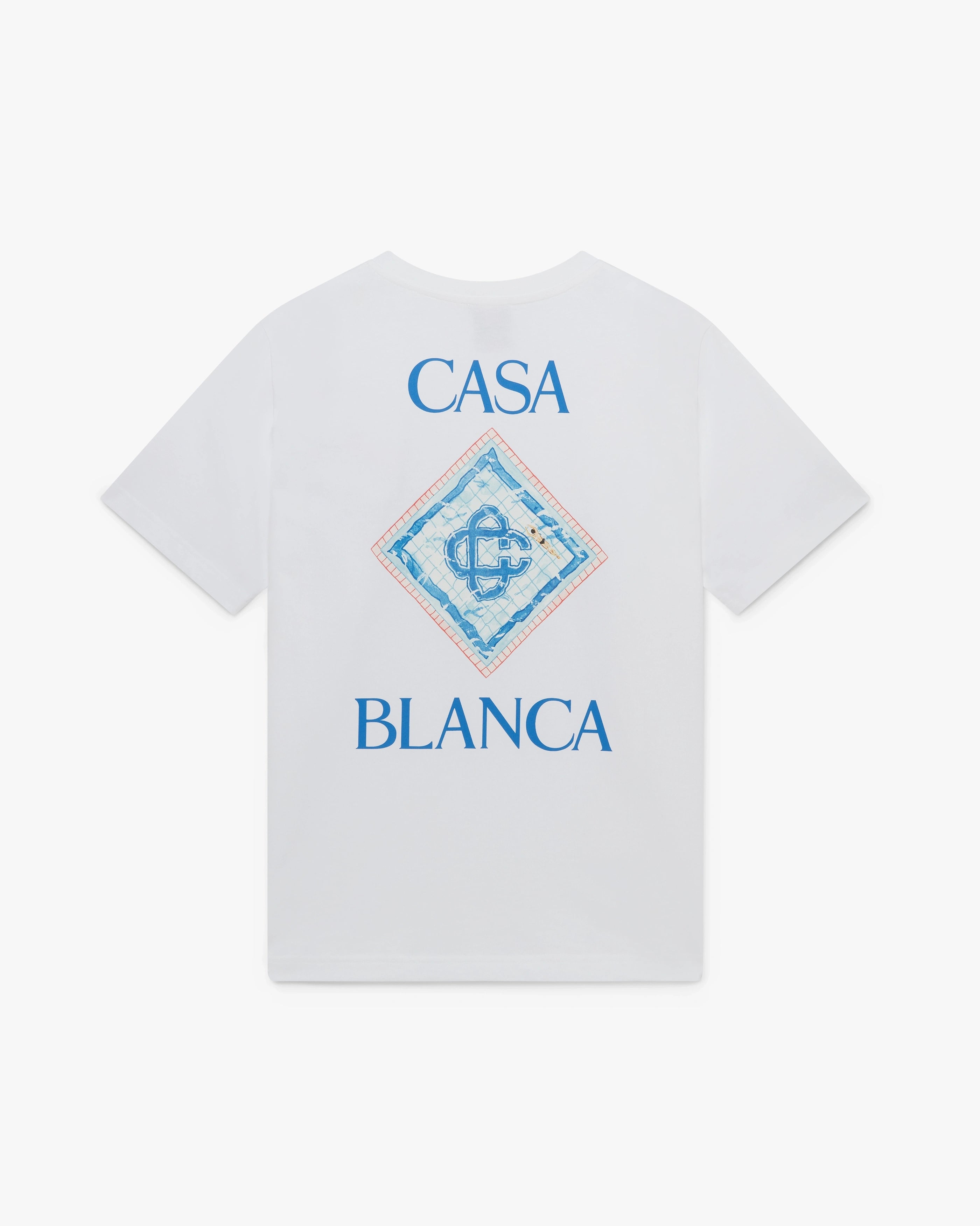 White Casablanca Pool Short Sleeve T-Shirt