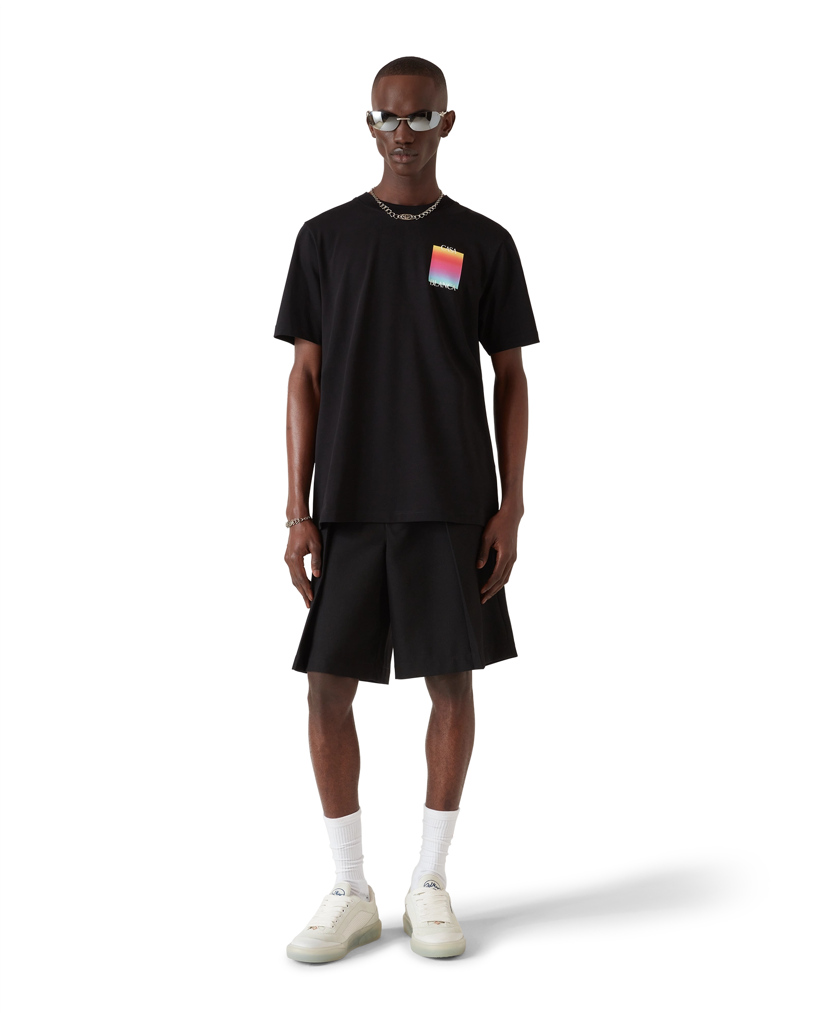 Gradient Square Logo Short Sleeve T-Shirt