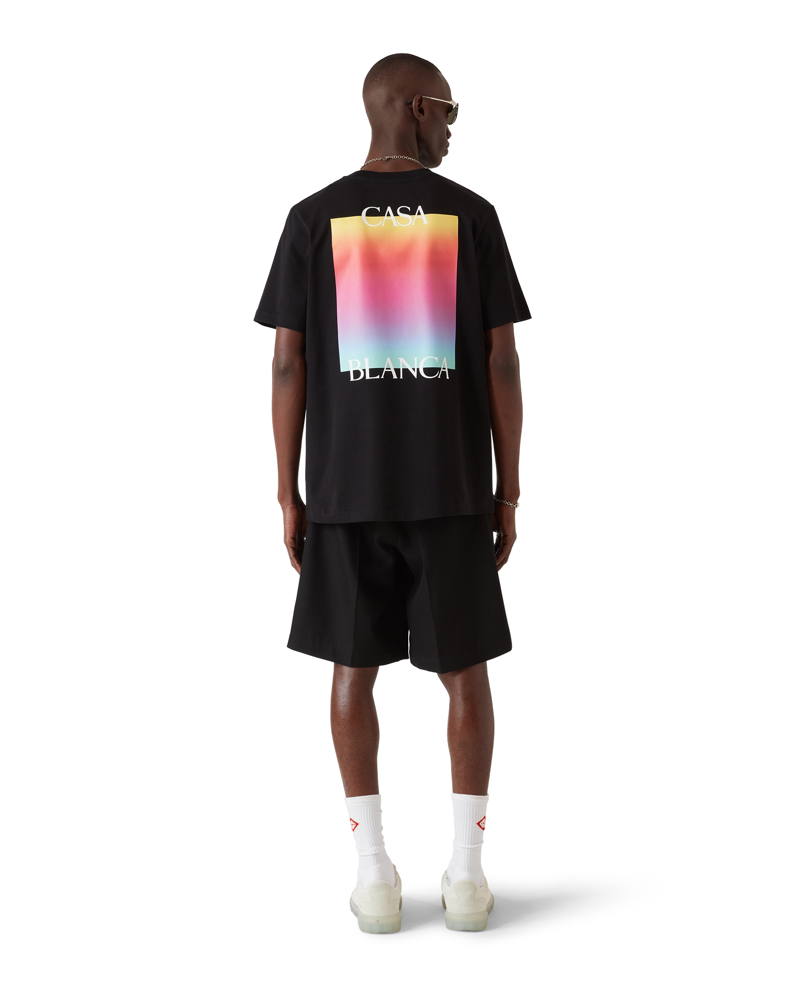 Gradient Square Logo Short Sleeve T-Shirt