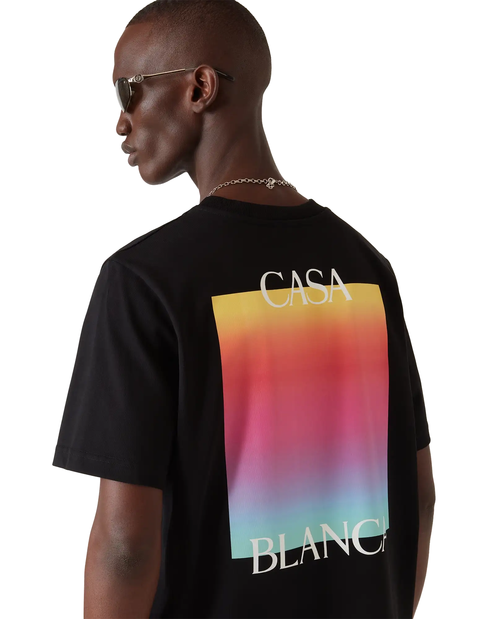 Gradient Square Logo Short Sleeve T-Shirt