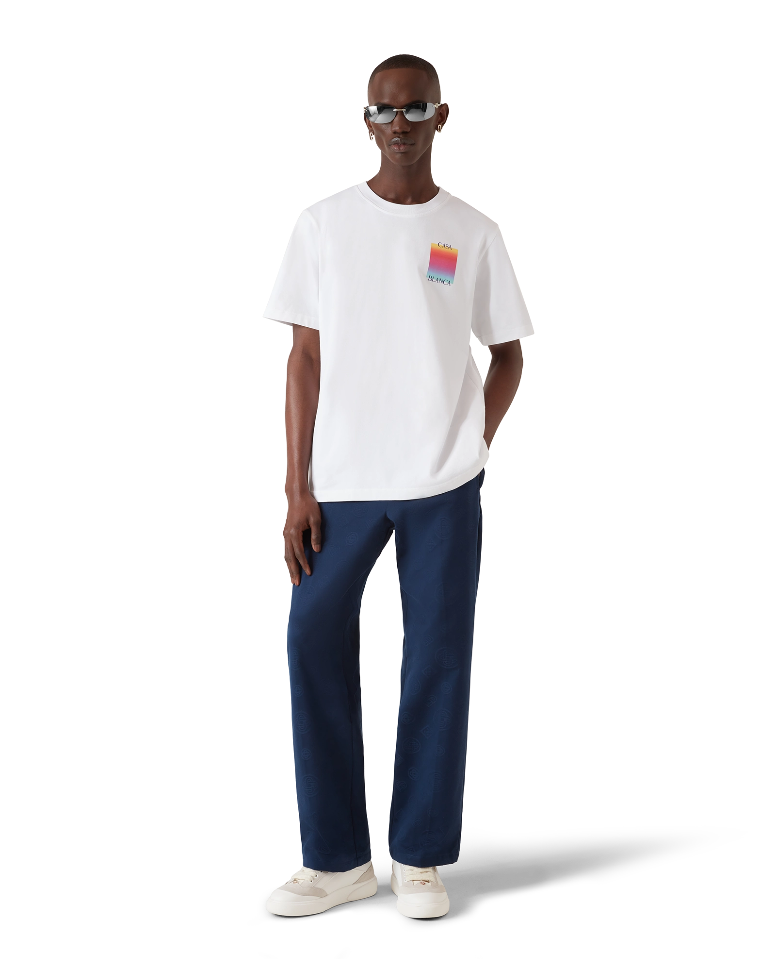 Gradient Square Logo Short Sleeve T-Shirt